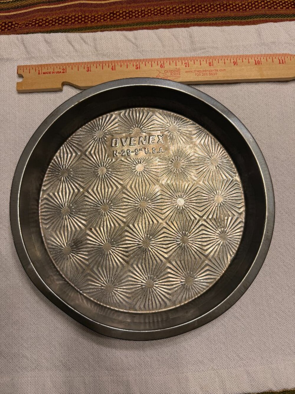 Vintage Ovenex 9” Round Baking Pan